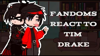 Fandoms React! || 1/7, Tim Drake || TimBer || reign