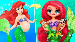 Ariel e i suoi Figli / 32 Lavoretti Fai-da-te da Sirena per le LOL OMG