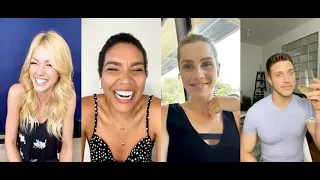 Katherine McNamara, Emmy Raver-Lampman and Claire Holt Instagram Live with Tommy DiDario - June 5th