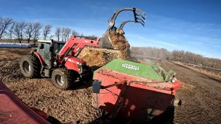 Busy Day, Feeding and Hauling Black Gold