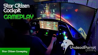 Star Citizen Virtual Cockpit Gameplay - VHRT Bounty Hunting