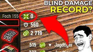 Record Blind Damage Battle?! 🔥 | World of Tanks AMX Foch 155 Full HE Gameplay