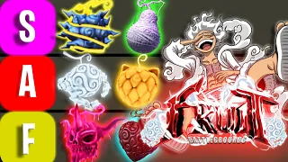 [GEAR 5] Every Devil Fruit RANKED From WORST To BEST In Fruit BattleGrounds...