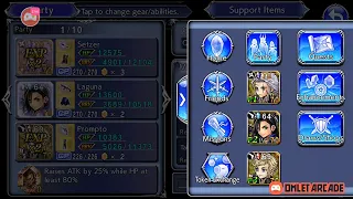 FFDOO GLOBAL   Ramuh featuring 3EX Prompto(FF15), Laguna(FF8), Setzer(FF5)