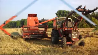 Dreschen 2015 mit Claas,Fahr,Deutz&IHC