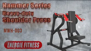 Best Heavy-Duty Shoulder Press Machine MWH 003 By Energie Fitness