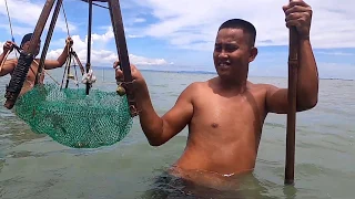 Crab Net Fishing|Pa-in ay ulo nang manok