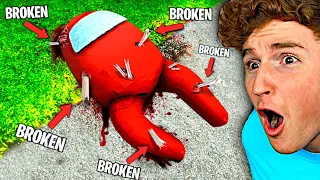 Breaking EVERY BONE As AMONG US IMPOSTOR In GTA 5!