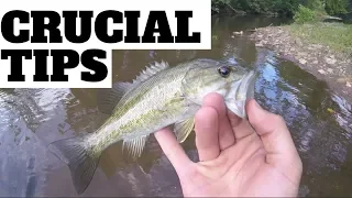 How To Catch Summer Smallmouth Bass In Rivers & Creeks: Smallmouth Bass Fishing