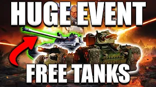 NEW Event Gives FREE Tanks! World of Tanks Console NEWS
