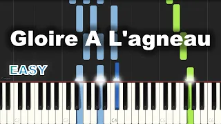 ICC Gospel Choir - Gloire a L'agneau | EASY PIANO TUTORIAL BY Extreme Midi