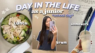 a day in my life as a JUNIOR *school day* 🎓✨