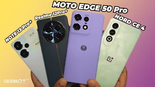 Moto Edge 50 Pro vs OnePlus Nord CE4 vs Realme 12 Pro+ vs Redmi Note 13 Pro+ 🔋 Performance Test