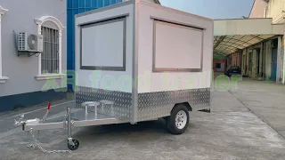 mobile mini kitchen fast food trailers food truck