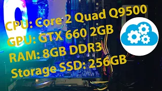 Core 2 Quad Q9500/GTX 660 2GB/8GB/256GB SSD - Обзор ПК и Тестирование в играх