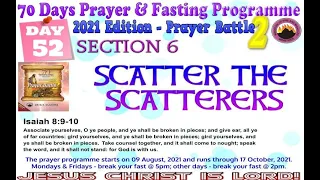 Day 52 MFM 70 Days Prayer & Fasting Programme 2021.Prayers from Dr DK Olukoya, General Overseer, MFM