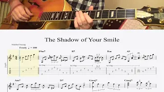 The Shadow of Your Smile (Solo Jazz Guitar) + Tab