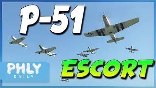 P-51 ESCORT Mission | Protect the B-17 BOMBERS (War Thunder)