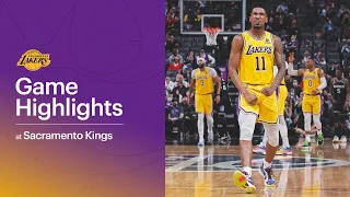 HIGHLIGHTS: Los Angeles Lakers vs Sacramento Kings