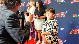 ALFIE ANDREW FIRST RED CARPET AMERICAN GOT TALENT 2023