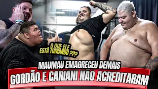 GORDÃO E CARIANI NÃO ACREDITARAM NO QUE VIRAM - MAUMAU EMAGRECEU