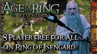 8 Player Free For All on My New Map! | Age of the Ring Mod Online PvP