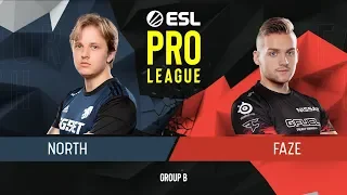 CS:GO - North vs. FaZe [Dust2] Map 3 - Group B - ESL Pro League Season 9