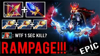 CRAZY Ballista 3x Divine Rapier Drow Ranger RAMPAGE Max Damage Build Melt Enemy Epic Game WTF Dota 2