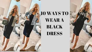 10 Ways to Wear a Black Dress | Fashion Over 40