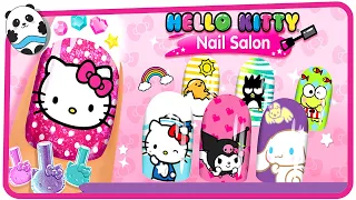 Hello Kitty Nail Salon - Magical Manicure Makeover Part 2 - Fun Games for Kids