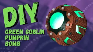 Green Goblin Pumpkin Bomb | Cardboard DIY