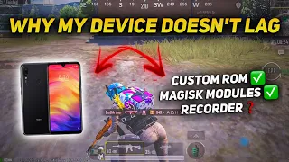 WHY MY DEVICE DOESN'T LAG 🔱 REDMI NOTE 7 PRO SMOOTH + 60FPS PUBG / BGMI TEST 2023⚡