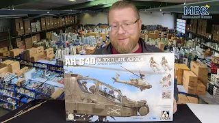 MBK unboxing #899 - 1:35 AH-64D Attack Helicopter Apache Longbow Block II (Takom 2608)