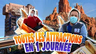 TOUTES les ATTRACTIONS de DISNEYLAND PARIS en 1 JOURNÉE !!?