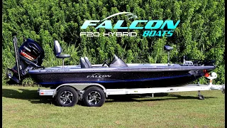 The BEST Hybrid Bass Boat? | 2022 Falcon F20 Tournament Edition Hybrid