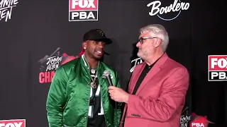 Jimmie Allen on the Red Carpet at 2022 Jimmie Allen PBA Invitational