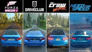 Forza Horizon 3 vs. DriveClub vs. The Crew vs. Need For Speed | Graphics, Rain Comparison PS4 & Xbox