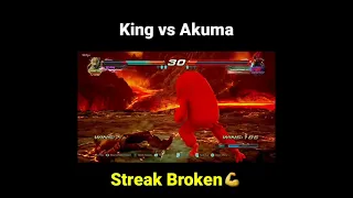 King vs Akuma | Tekken 7 #shorts💪 #tekken7 #season4 #alisking #shortvideo