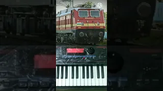 Amazing electric engine train horns - WAP4, WAP7, WAP5 on piano #viral #trainhorns #viralshorts