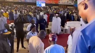 Tinubu dances to Kizz Daniel's "Buga" after Youth Meeting in Abuja