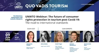 UNWTO Webinar: The Future of consumer rights protection in tourism post Covid-19