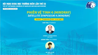 ROOM 2 VSRNM 2022 | 20/8/2022 | Satellite symposium 4 (Mindray) | 12:00-13:00