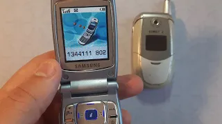 Incoming call & Outgoing call at the Same Samsung SGH-S500 + Samsung SGH-E300