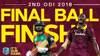 ODI Goes Down to FINAL Ball! | West Indies v Bangladesh 2nd ODI 2018