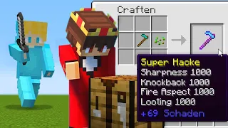 Minecraft Verfolgung, aber du kannst CUSTOM HACKE craften