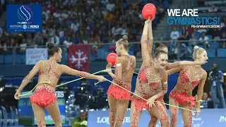 2017 Rhythmic Worlds, Pesaro (ITA) - Group Apparatus Final, 3 Balls+2Ropes, Highlights