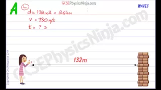 GCSE Physics - Speed of Sound Calculation Question