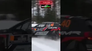 Crash Alonso during WRC Sweden 2023