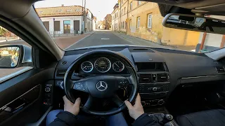 2008 Mercedes Benz C220 S204 170HP POV Test Drive @DRIVEWAVE1