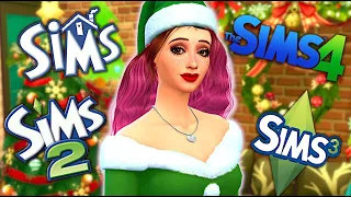 The evolution of Christmas in the sims!